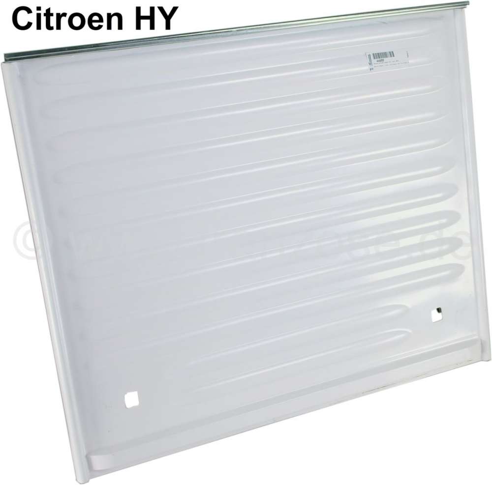 Citroen-DS-11CV-HY - Spare wheel flap, suitable for Citroen HY. Reproduction from GRP (synthetic) and metal fix
