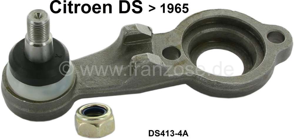 Citroen-DS-11CV-HY - Tie rod end, with 22,0mm pin. Suitable for Citroen DS, to year of construction 1965. Or. N