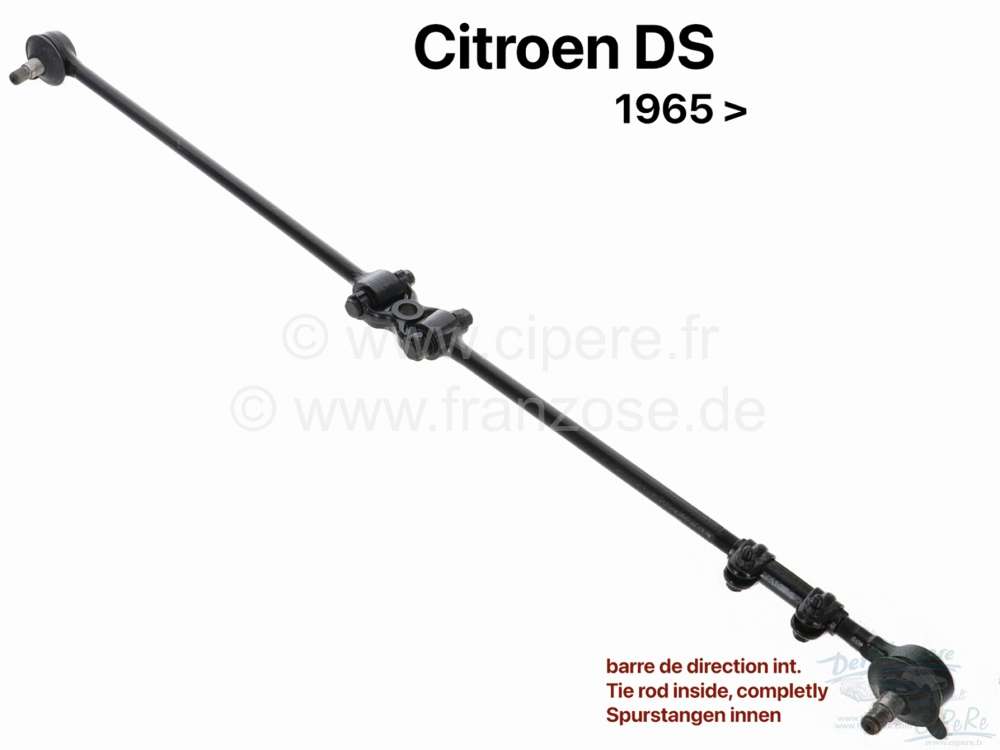 Citroen-DS-11CV-HY - Tie rod inside completely (on the left + on the right, inclusive connection fork. In the e