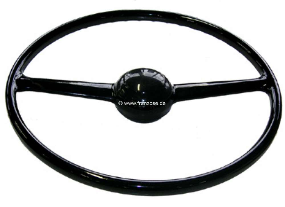 Alle - Steering wheel 2 spokes. Color black. Suitable for Citroen 11CV. Or. No. 604099