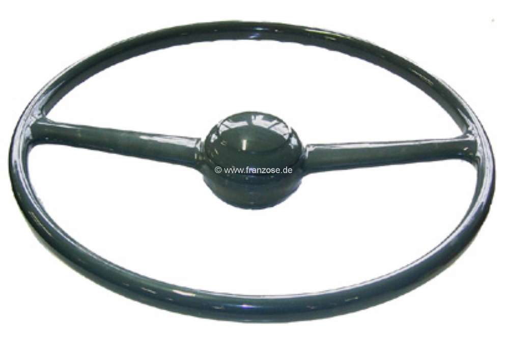 Citroen-DS-11CV-HY - steering wheel 2 spokes, grey, 11CV Or.No. 604147