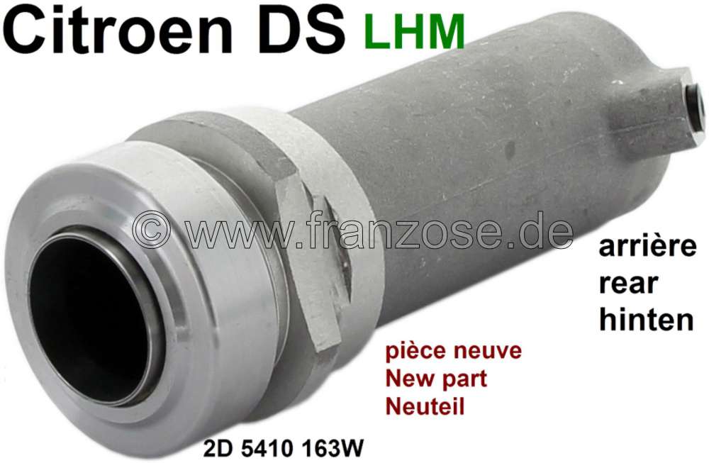 Citroen-DS-11CV-HY - Suspension cylinder rear (new part). Hydraulic system LHM. 59mm. Suitable for Citroen DS s