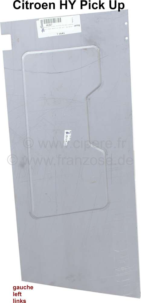 Citroen-DS-11CV-HY - Tail sheet metal on the left. Suitable for Citroen HY Pick UP, starting from year of const