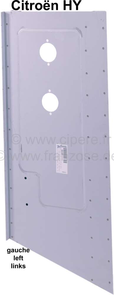 Citroen-DS-11CV-HY - Tail sheet metal on the left. Mounting for the tail lamps. Suitable for Citroen HY. It is 