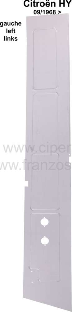 Citroen-DS-11CV-HY - Tail sheet metal on the left, only outer sheet metal. Complete height for a normal Citroen