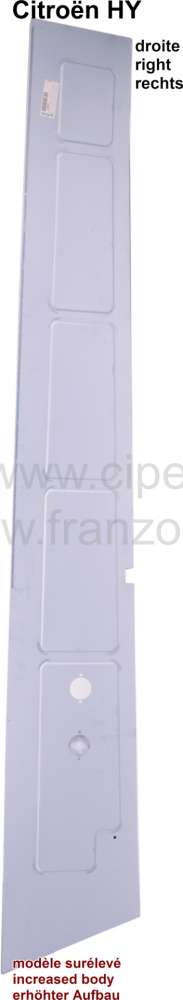 Citroen-DS-11CV-HY - Tail sheet metal on the right extends, only outer sheet metal. Suitable for Citroen HY wit