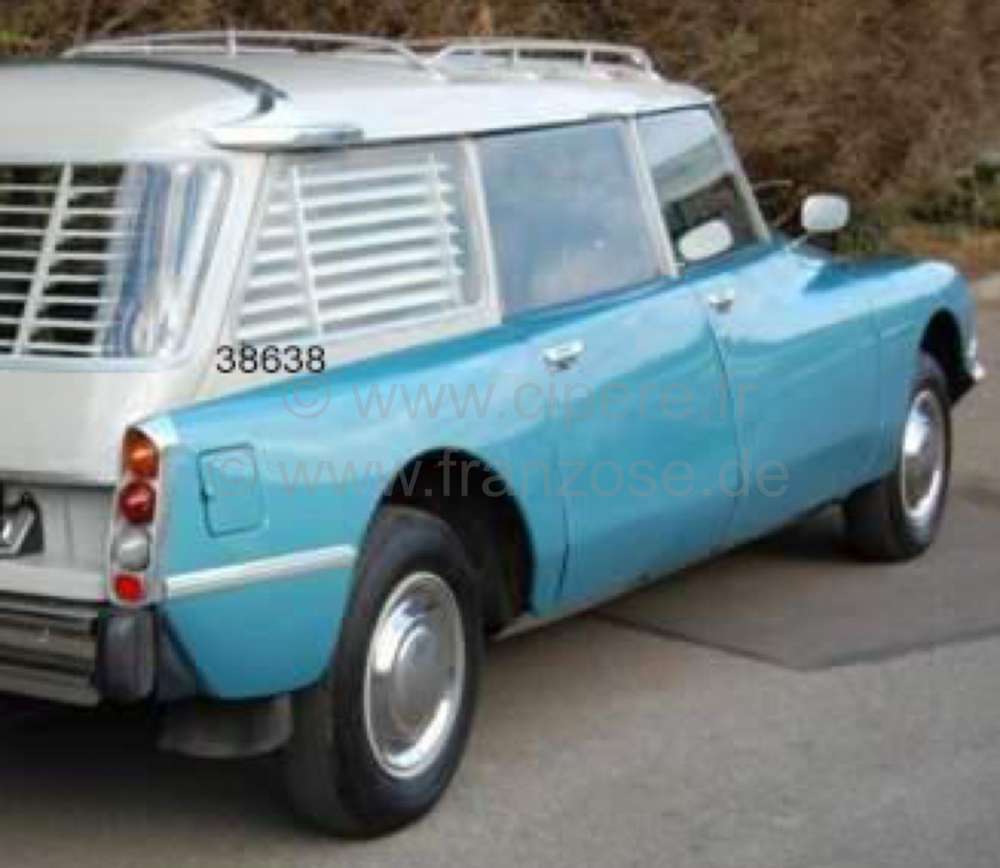 Citroen-DS-11CV-HY - Tail - shutter side windows. Suitable for Citroen DS Break. Fast installed (The fixtures a