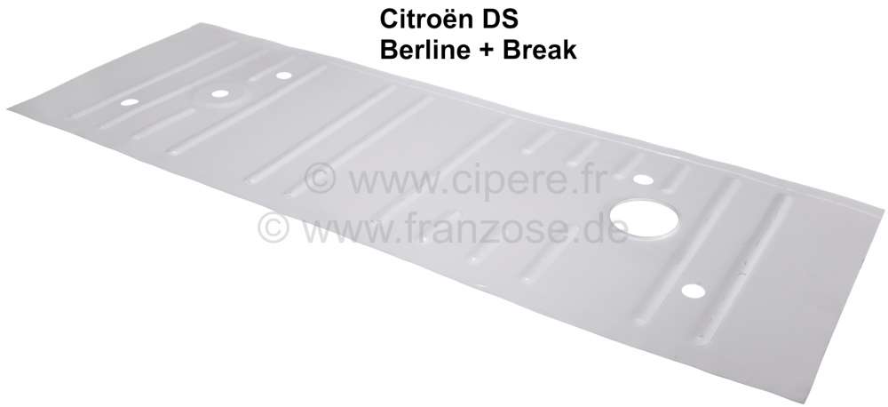 Alle - Tank floor plate, with flanges. Suitable for Citroen DS Berline + DS BREAK.