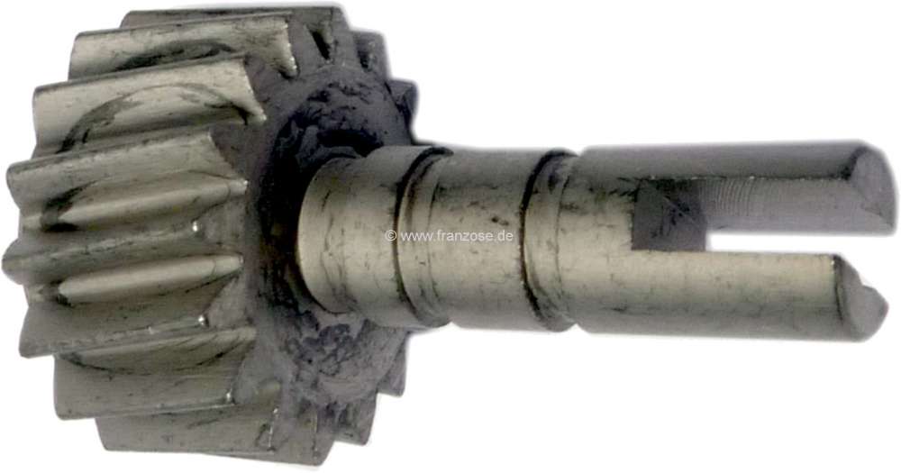 Citroen-DS-11CV-HY - Speedometer pinion in the gearbox. 16 teeth! The pinion has an outside diameter of 20,7mm,