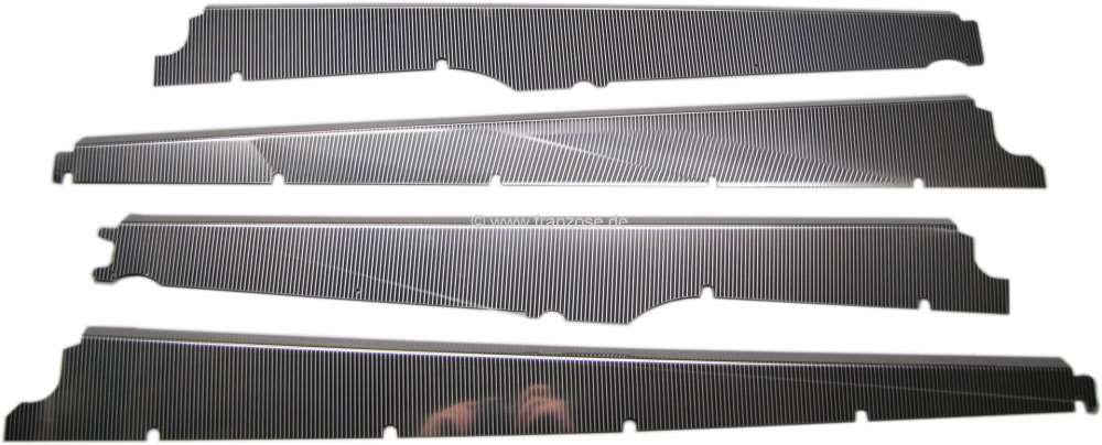 Citroen-2CV - Box sill lining set inside - above, from high-grade steel. Suitable for Citroen DS Pallas.