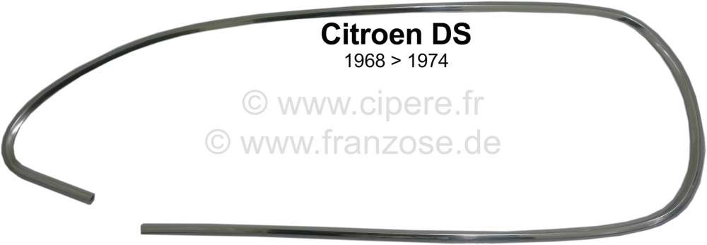 Citroen-DS-11CV-HY - Headlamp trim on the left, from synthetic. Suitable for Citroen DS, starting from year of 