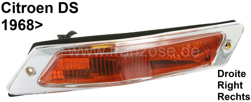 Renault - Indicator in front on the right completely. Suitable for Citroen DS, starting from year of