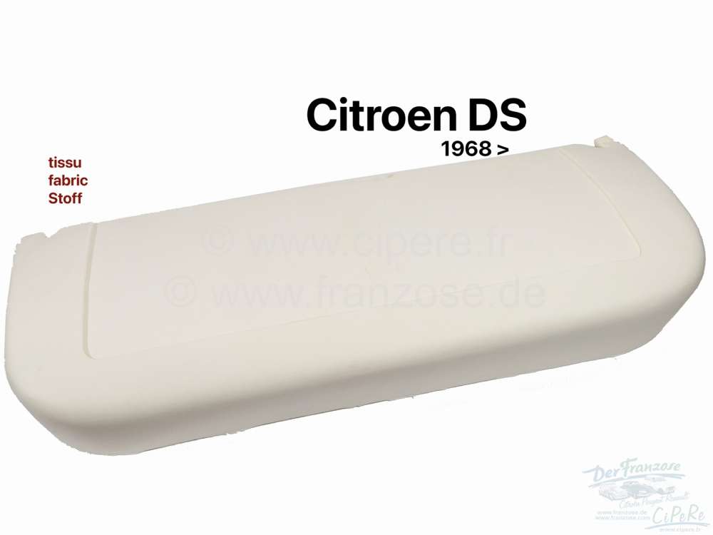 Citroen-DS-11CV-HY - Foam upholstery seat bench rear, for the seat surface (for cover in fabric). Suitable for 