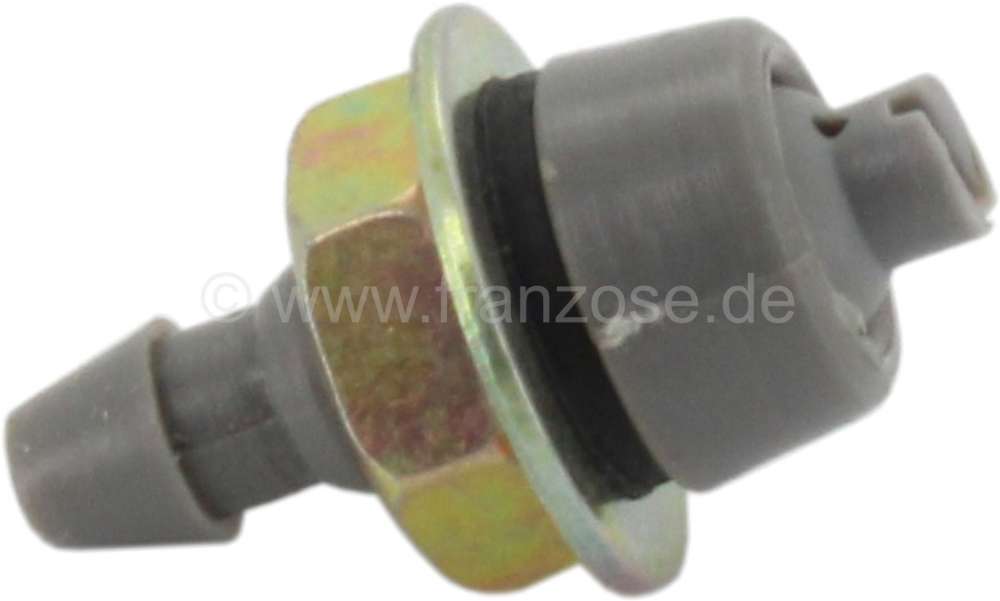 Citroen-DS-11CV-HY - Wiper system nozzle from grey synthetic. Suitable for Citroen HY. This nozzle is optically