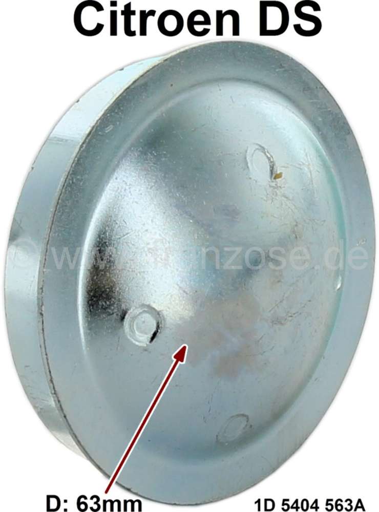 Citroen-2CV - End cap made of metal (grease cap). This cap is from the inside, on the rear radius arm mo