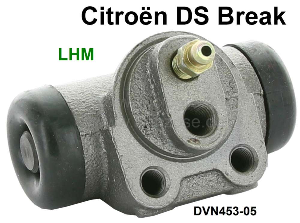 Citroen-DS-11CV-HY - Wheel brake cylinder, hydraulic system LHM. Suitable for Citroen DS BREAK. The wheel brake