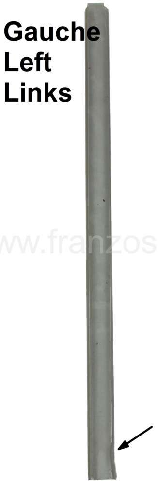 Citroen-DS-11CV-HY - Windshield frame repair sheet left. Suitable for Citroen DS. (On A-pillar, the windshield 