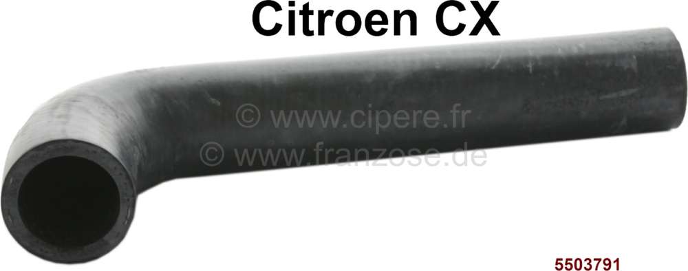 Alle - CX, radiator hose under the carburetor (preheating hose). Suitable for Citroen CX. Or. No.