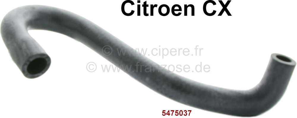 Alle - CX, radiator hose for the radiator expansion tank. Suitable for Citroen CX. Or. No. 547503