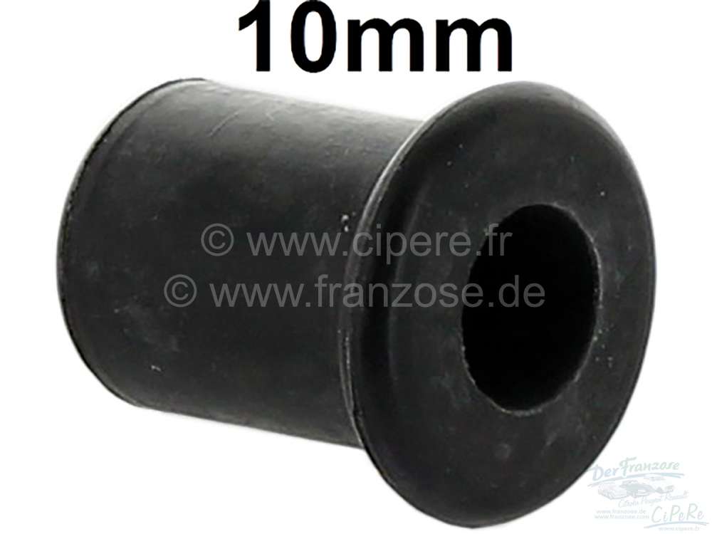 Citroen-DS-11CV-HY - End cap rubber. 10mm inside diameter. E.G., for plugging water pumps or heater radiator co