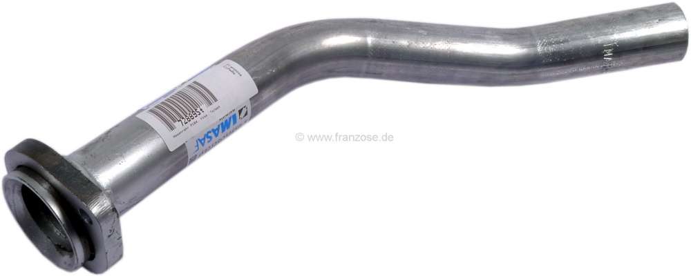 Citroen-2CV - P 104/Visa/Samba, exhaust elbow pipe. Suitable for Peugeot 104 (0,9L - 1,4L). Citrroen C15