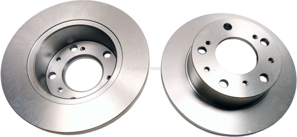 Citroen-2CV - brake disk set Citroen C25/ Peugeot J5 diameter 256mm, 16mm thick, 5 holes