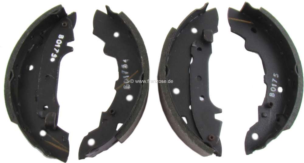 Sonstige-Citroen - Brake shoe set rear, system Lucas. Drum diameter: 180mm. Lining-wide: 42mm. Suitable for P