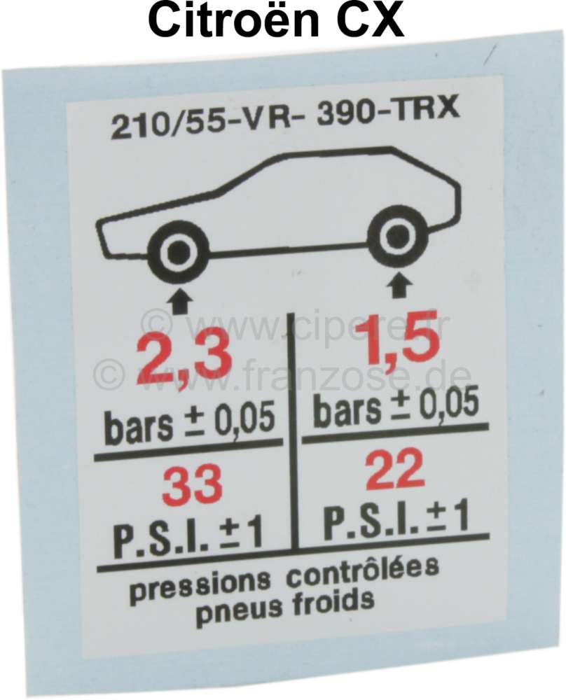 Sonstige-Citroen - Air pressure
