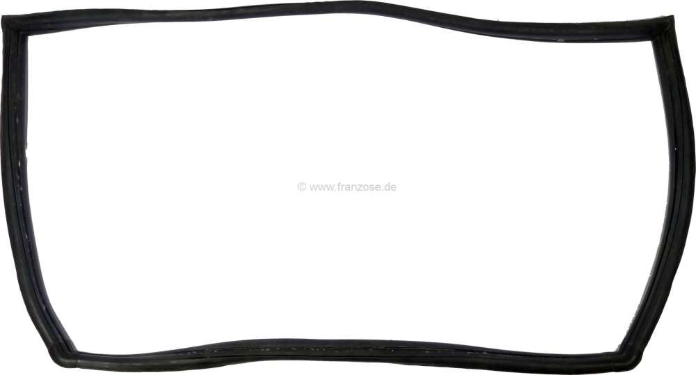 Peugeot - Back window seal Peugeot 104 I/4 door. The seal is mounted with chrome sealing trim! Or. N