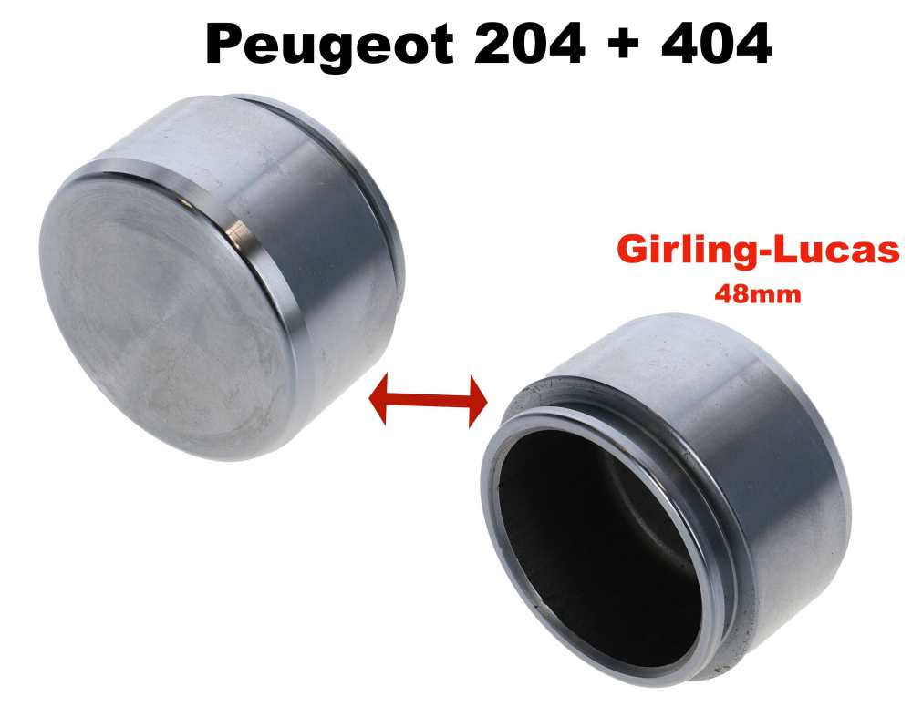 Peugeot - P 204/304, piston for brake caliper, system Girling Lucas. Diameter: 48mm. Height: 29mm. S