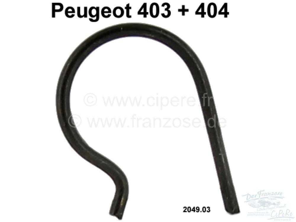 Peugeot - P 403/404, release bearing fixing clip (short version). Suitable for all Peugeot 403 + Peu