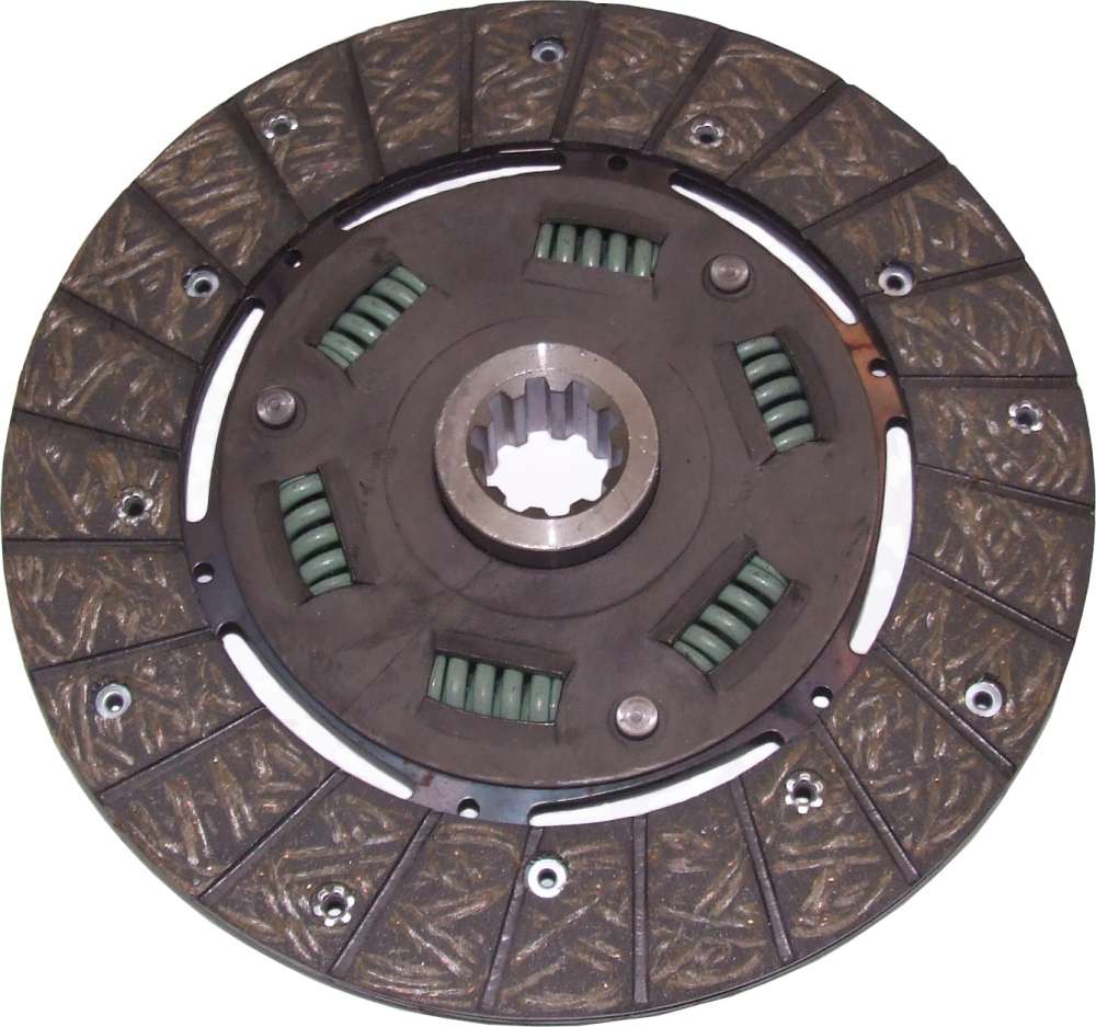 Alle - P 404/504/505, clutch disk. Dimension: 215mm x 29 x 10mm. 6 springs, 10 teeth. Suitable fo