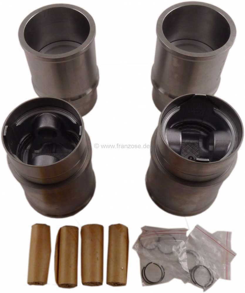 Peugeot - P 304, pistons + liner (4 pieces). Suitable for Peugeot 304, of year of construction 09/19