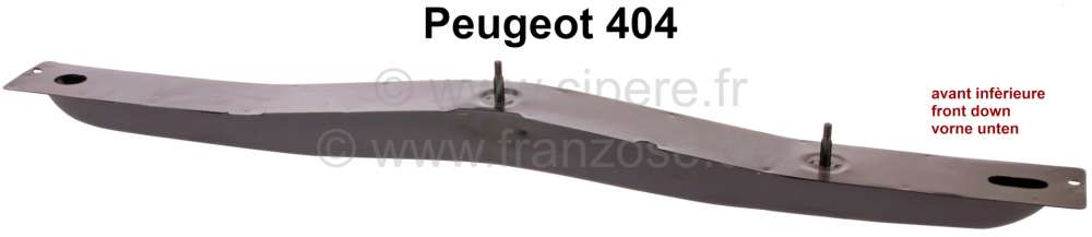 Peugeot - P 404, front lower cross member. Suitable for Peugeot 404 with petrol engine (sedan, conve