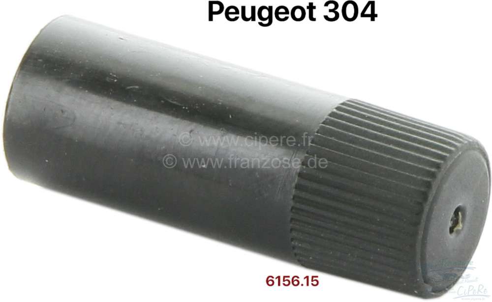 Renault - Push-button from synthetic, for dashboard. Suitable for Peugeot 304. Or. No. 6156.15