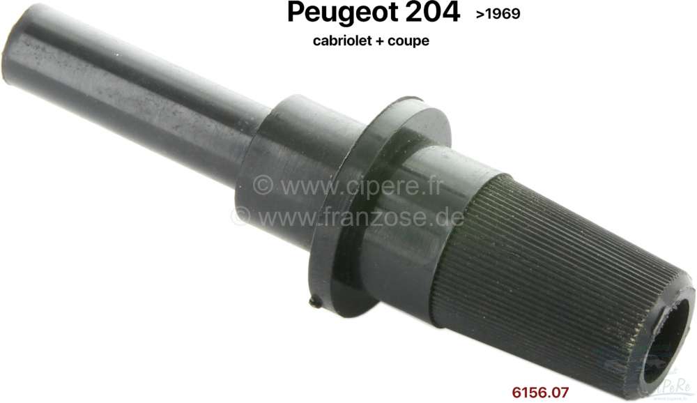 Renault - Push-button from synthetic, for the trip meter. Suitable for Peugeot 204C. Or. No. 6156.07