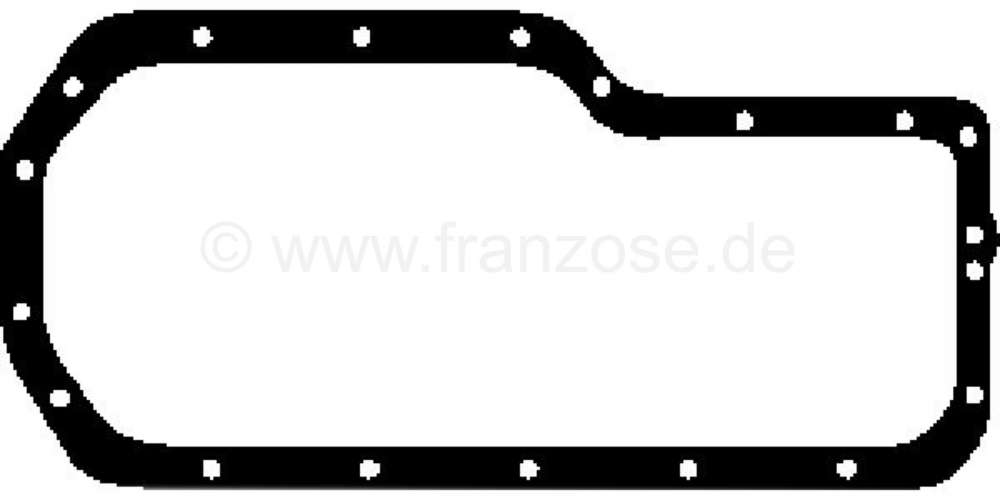 Peugeot - Oil pan seal. Suitable for Peugeot 404 + J7. Engine: XC6, XB5, XC5P, XB5P. Or. No. 0304.03