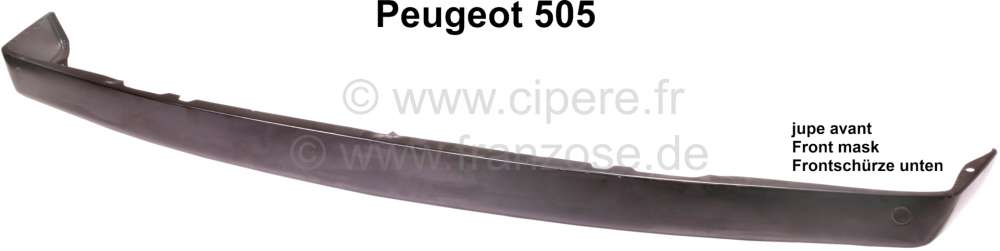 Peugeot - Front mask down Peugeot 505.  Or.Nr. 780285 + 780255