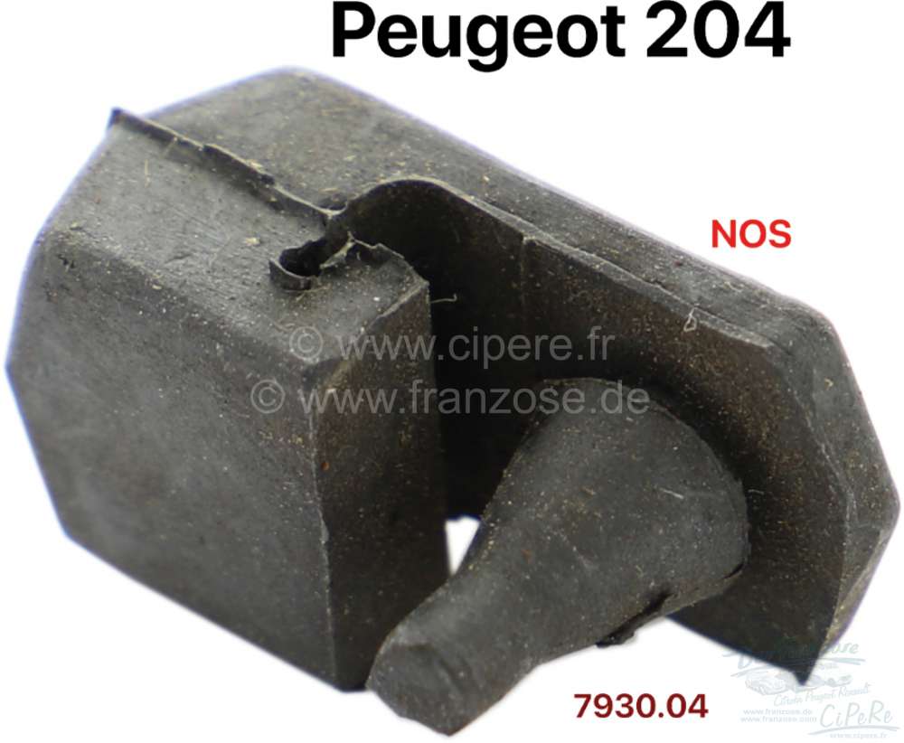 Peugeot - P 204, rubber bumper for the hood support bar (prevents rattling). Suitable for Peugeot 20
