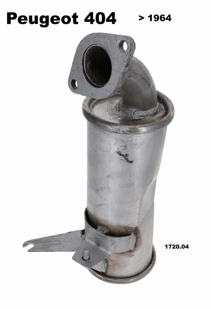 Peugeot - P 404, front exhaust collector, mounted on the exhaust manifold (resonator). Suitable for 