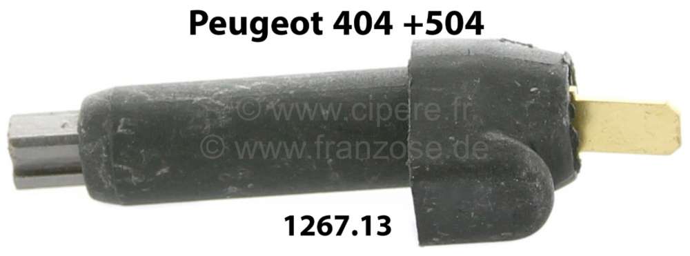 Citroen-2CV - P 404/504, carbon brush for the disengageable fan blade at the water pump. Suitable for Pe