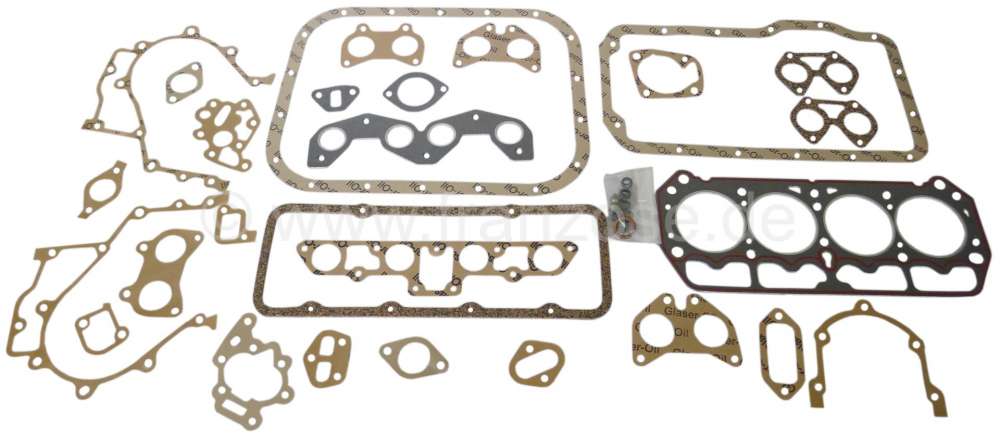 Peugeot - Simca, engine gasket set completely. Suitable for Simca 1000 rally 2 + rally 3.