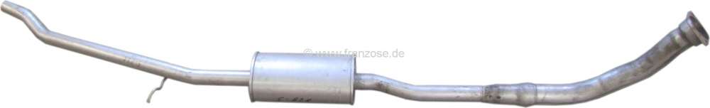 Citroen-2CV - P 205, exhaust central silencer inclusive Elbow pipe. Suitable for Peugeot 205 GTI (1.6 + 