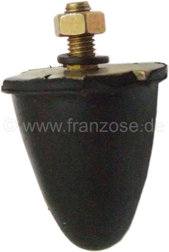 Peugeot - P 404, rubber stop down, for the strut, at the front axle. Suitable for Peugeot 404. Threa