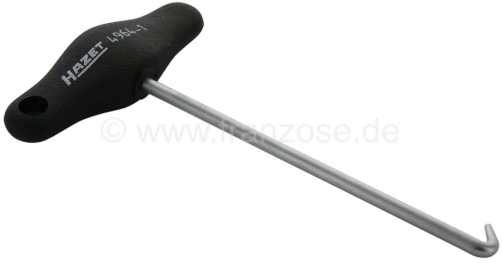 Peugeot - Drum spring draw hook of HAZET. If you liked to exchange the brake shoes at a Peugeot 404 