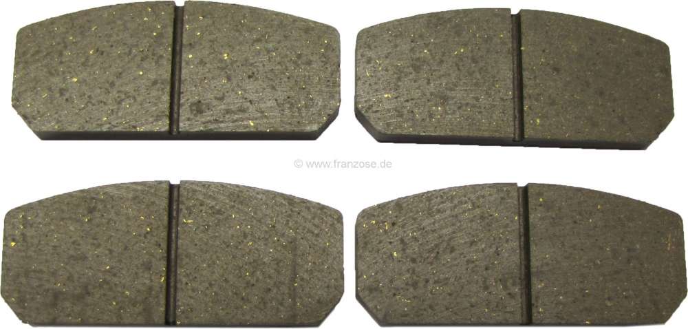 Alle - Simca, brake pads in front Simca, various models. System Bendix, height of 40,5mm, wide on