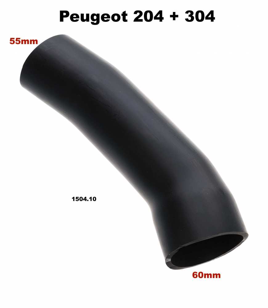 Peugeot - P 204/304, petrol filler hose (connection between tank and filler neck). Suitable for Peug