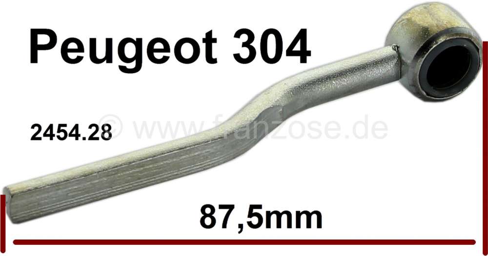 Peugeot - P 304, gear lever (tie bar) for the gear shift lever, in the middle (on the floor). Suitab