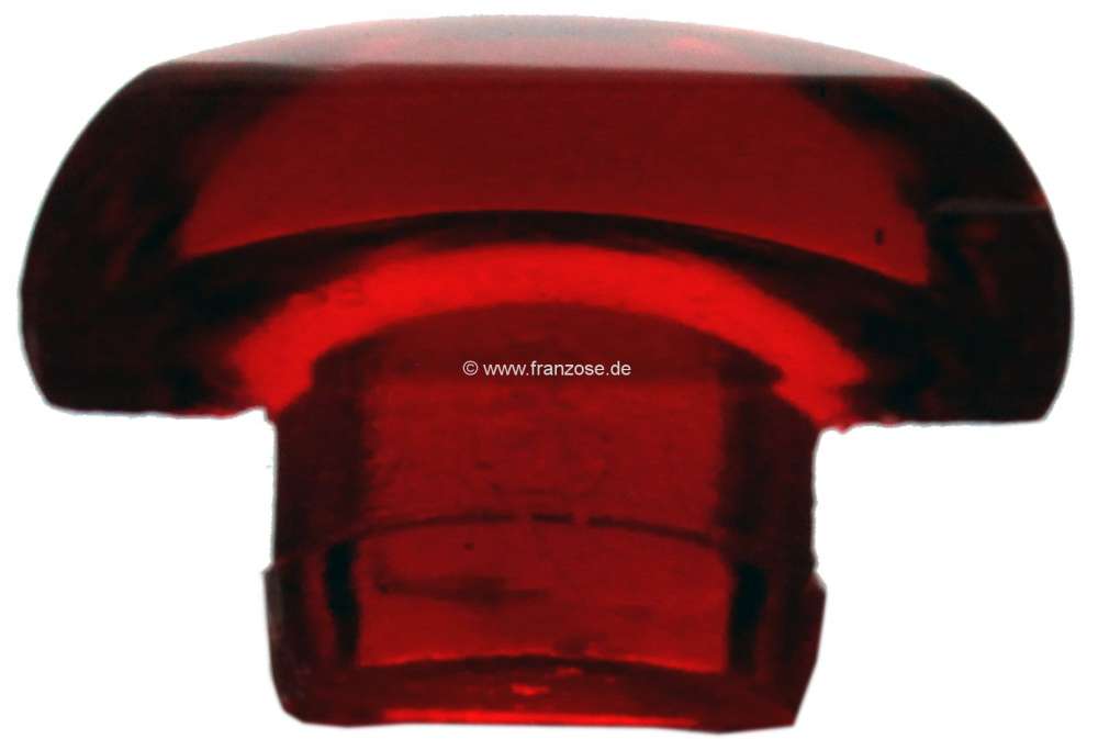 Citroen-2CV - Light cap half (mushroom form), color red. These mushroom-shaped lights were mounted at ma