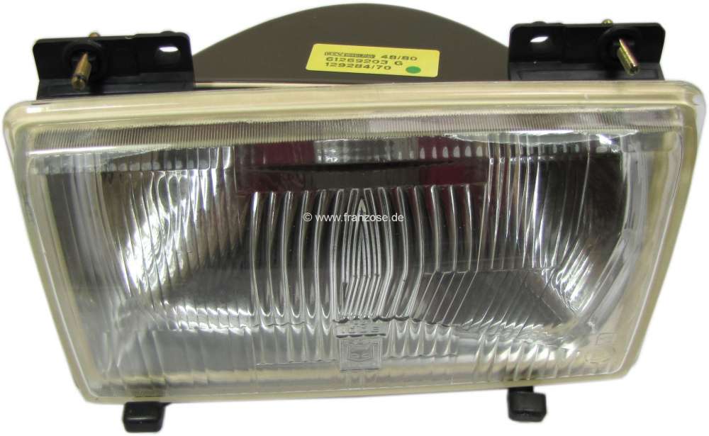 Peugeot - P 604, headlamp outside on the left, H4. Suitable for Peugeot 604, starting from year of c